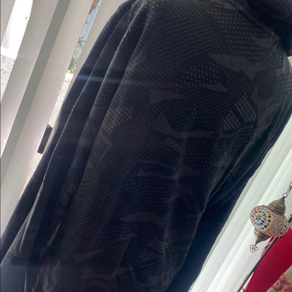 Adidas Black and Gray Camouflage Hoodie - Picture 6 of 8
